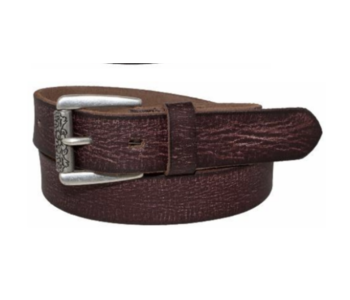 Genuine Leather strap with washed brown finish