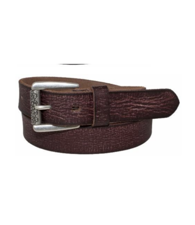 Genuine Leather strap with washed brown finish