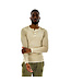 HEDGE Hedge Mens Knit Pull Over Henley Tan Acid Wash