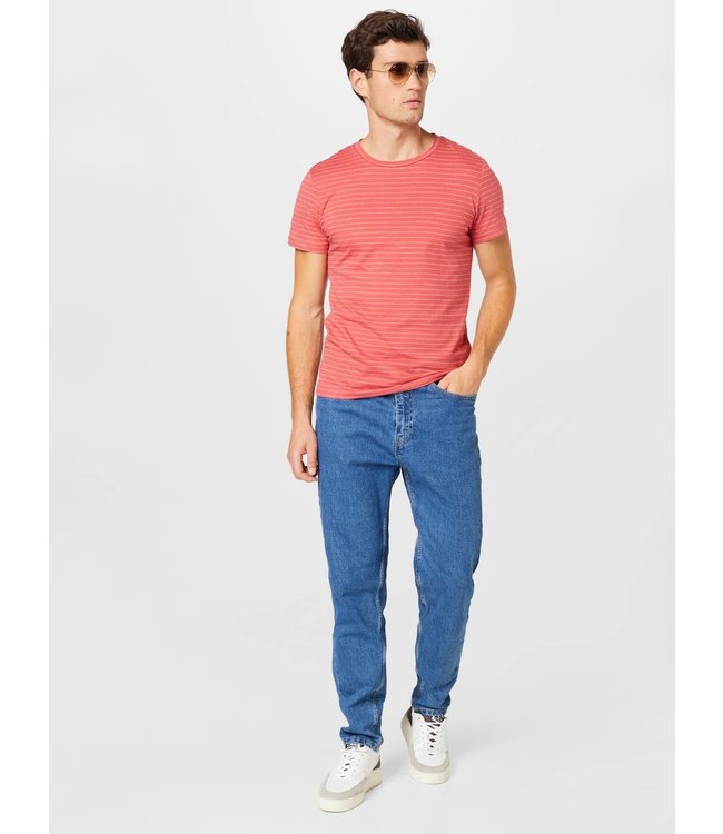 TOM TAILOR T-shirt Red Fine Striped