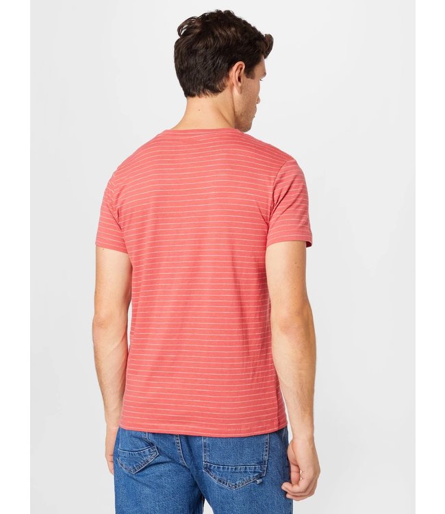 TOM TAILOR T-shirt Red Fine Striped