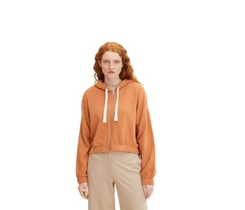 Tom Tailor Cropped sweat-jacket