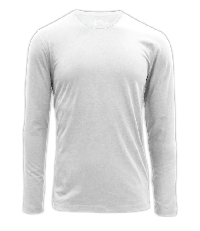 Stretch Organic long sleeve basic Crewneck