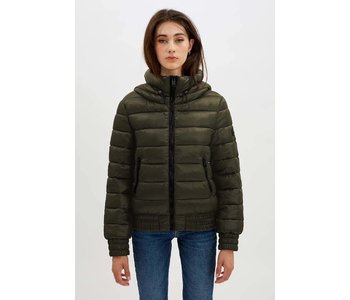 POINT ZERO THERESA  Zip hooded bomber jacket