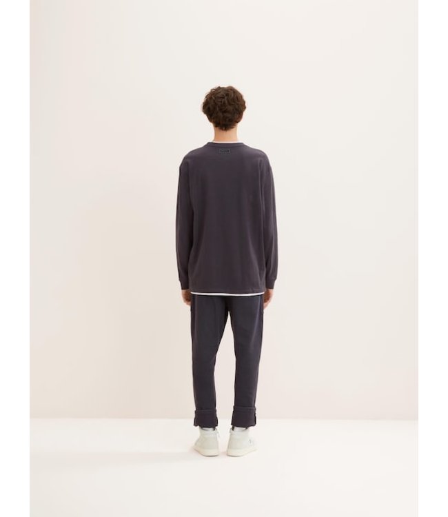 TOM TAILOR Textured long-sleeved shirt
