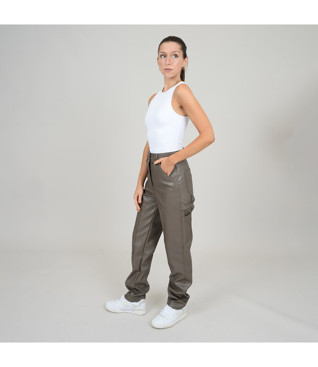 RD  Style ROXANNA CREWNECK BODYSUIT WHITE