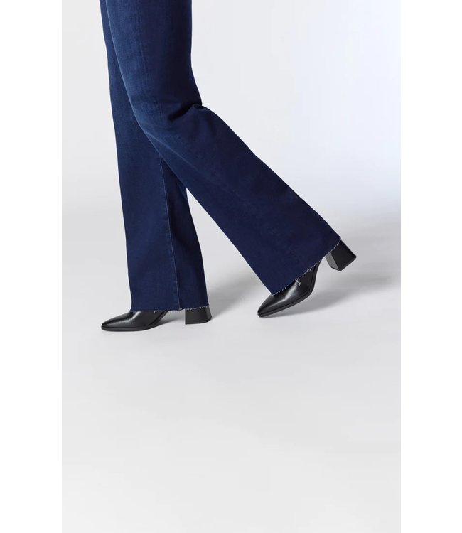 Victoria Wide Leg Jeans High Rise Deep Organic Blue