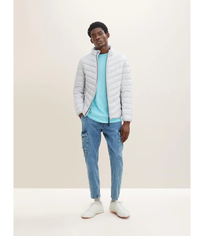 TOM TAILOR Long-sleeved shirt light dusty blue