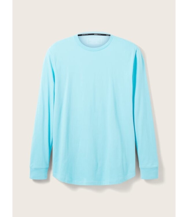 TOM TAILOR Long-sleeved shirt light dusty blue