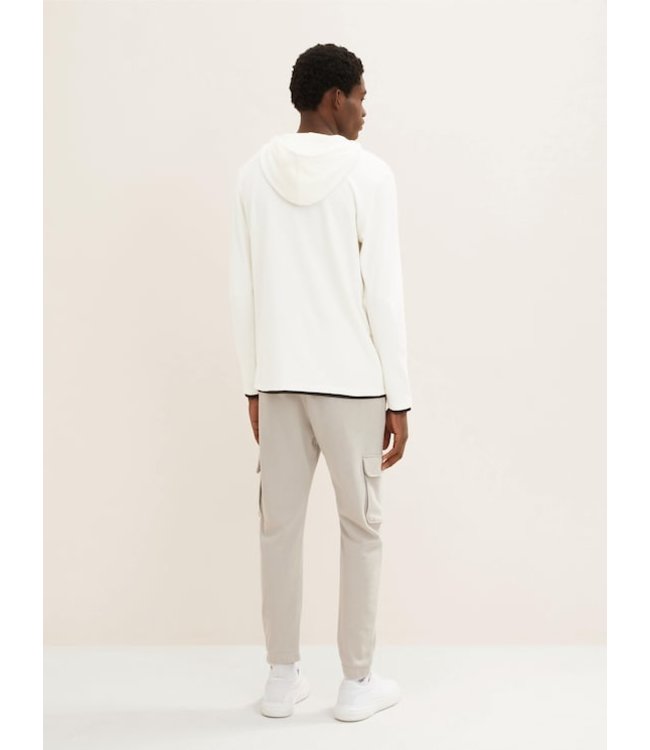 TOM TAILOR Long-sleeved top with a hood