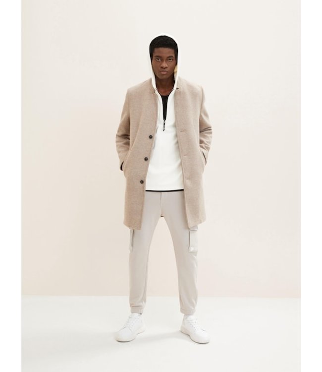 TOM TAILOR Long-sleeved top with a hood