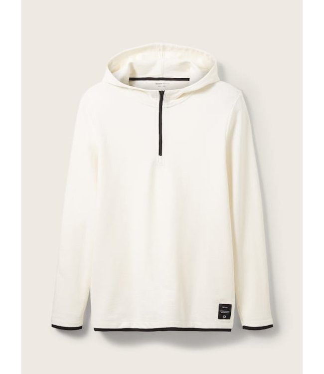 TOM TAILOR Long-sleeved top with a hood