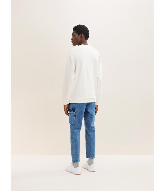 TOM TAILOR Structured crewneck sweatshirt