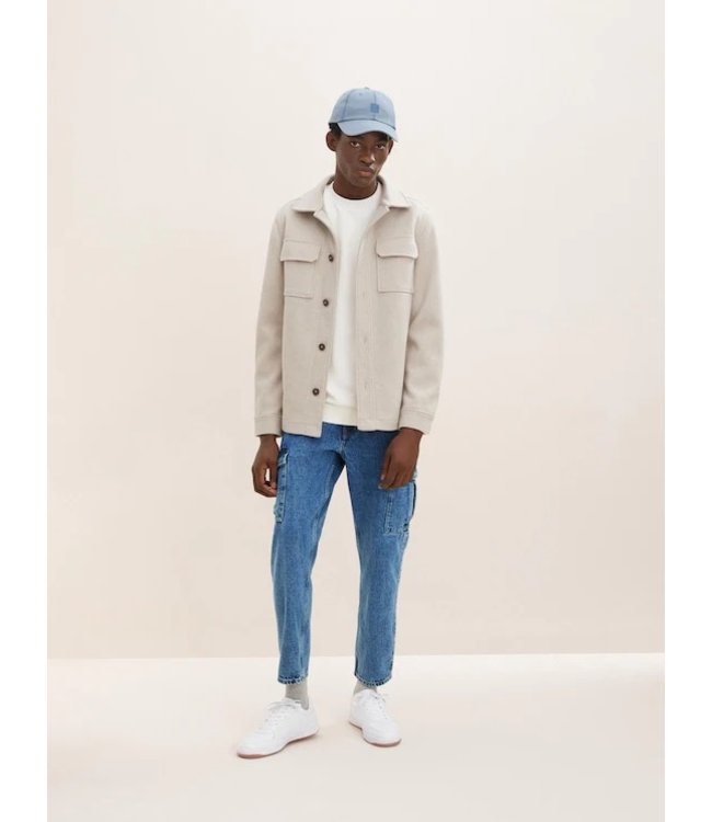 TOM TAILOR Structured crewneck sweatshirt