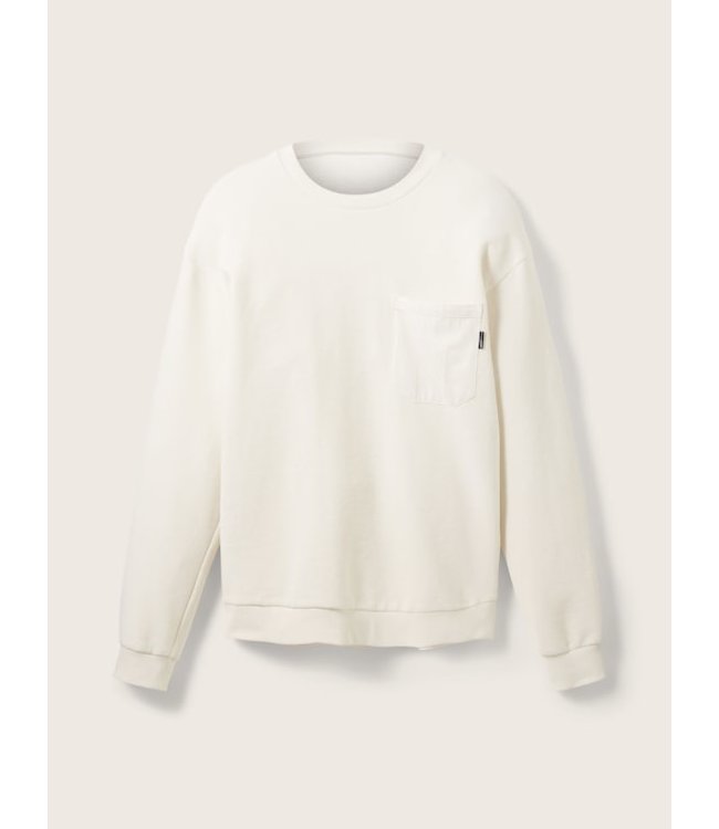 TOM TAILOR Structured crewneck sweatshirt