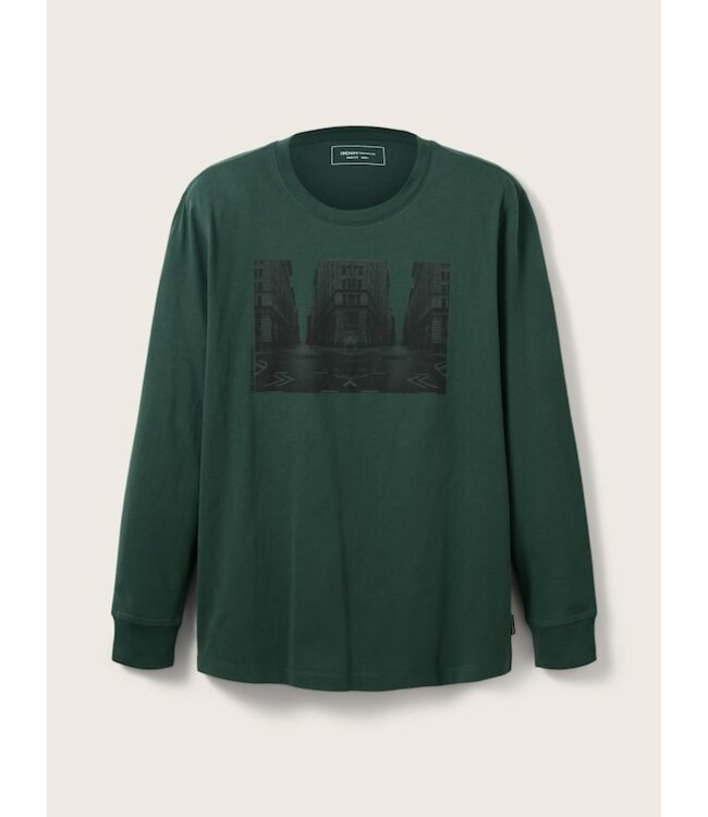 Tom Tailor Printed Long Sleeve T Shirt
