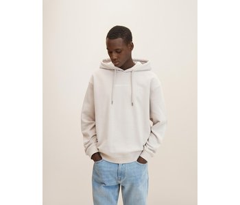 TOM TAILOR Printed hoodie Light Dove Grey