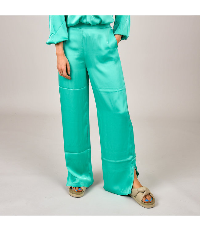 RD Style Victoria Satin Slit Pants shirt sold separately