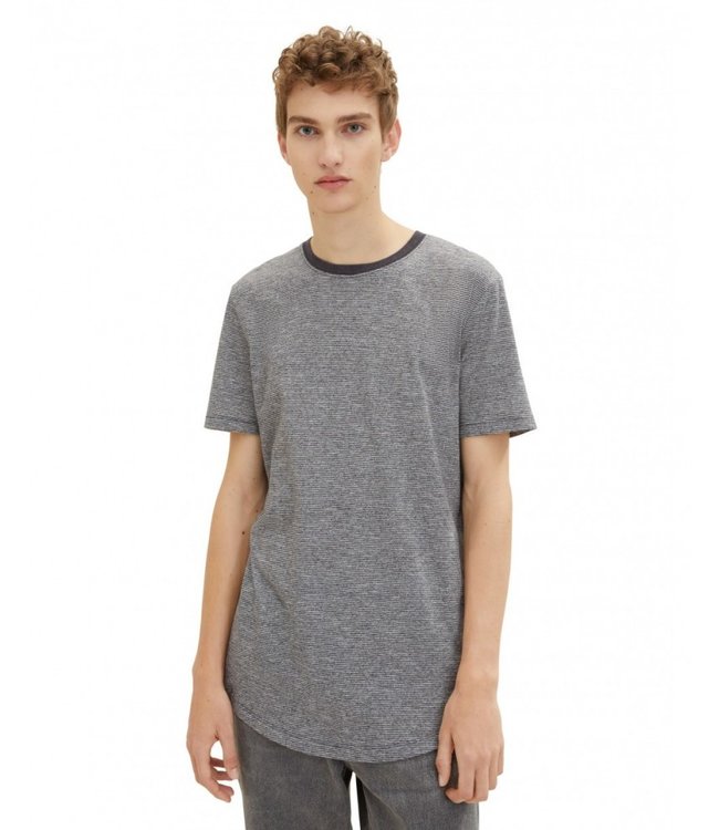 TOM TAILOR Longline Crew Neck T Shirt