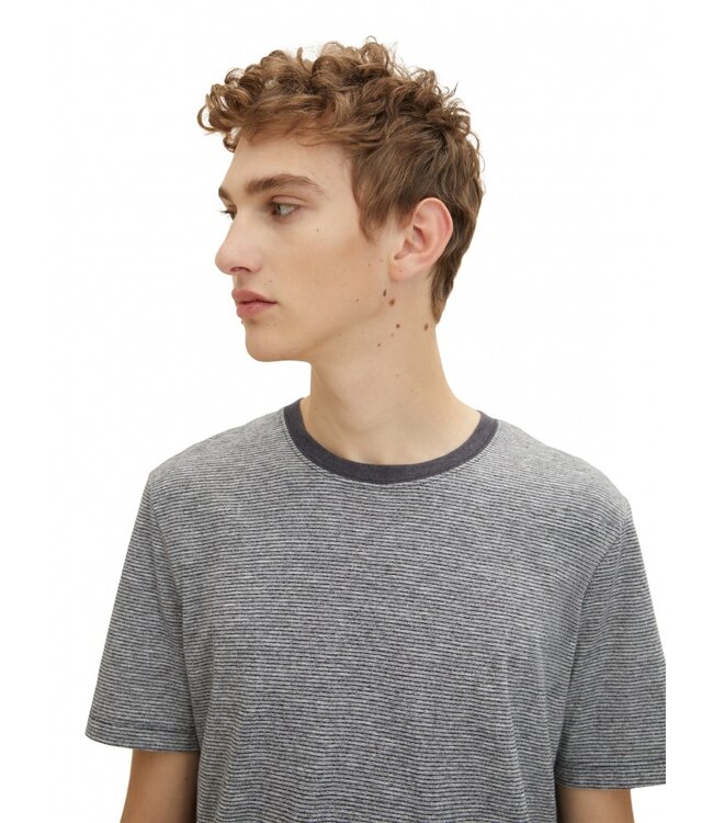 TOM TAILOR Longline Crew Neck T Shirt