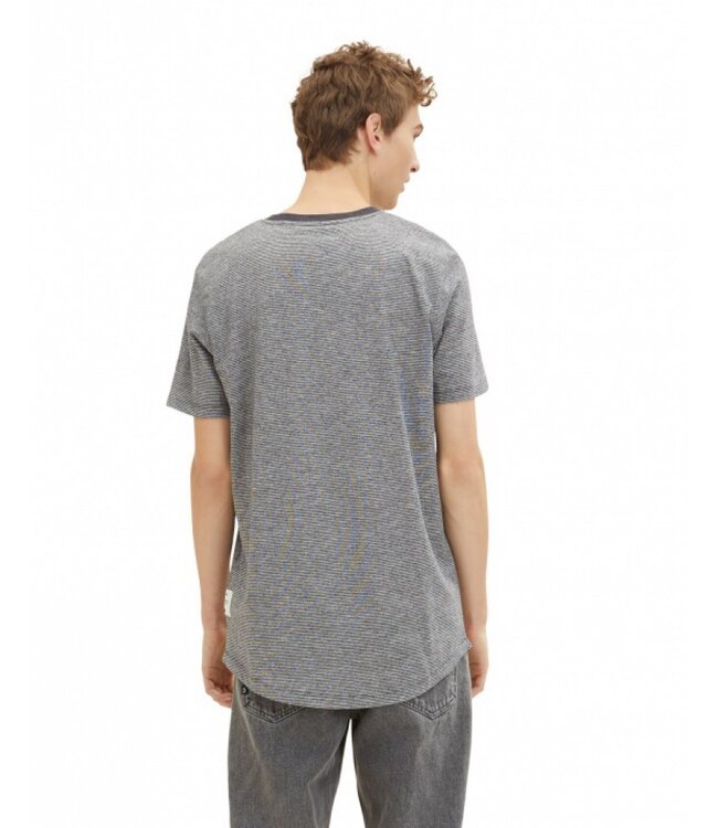 TOM TAILOR Longline Crew Neck T Shirt