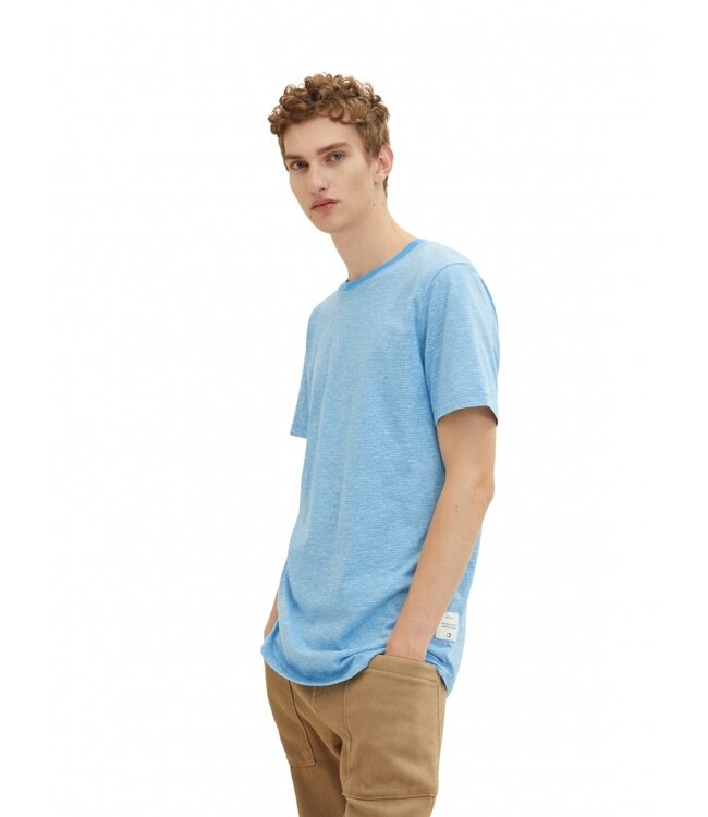 TOM TAILOR Longline Crew Neck T Shirt