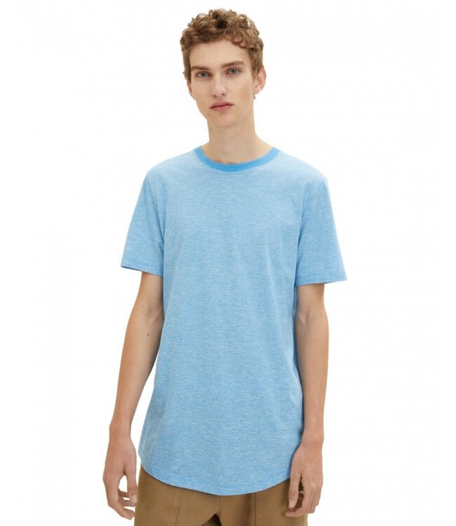 TOM TAILOR Longline Crew Neck T Shirt