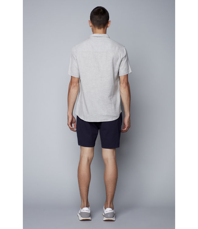 HEDGE MENS SHORT SLEEVES BUTTON UP SHIRT