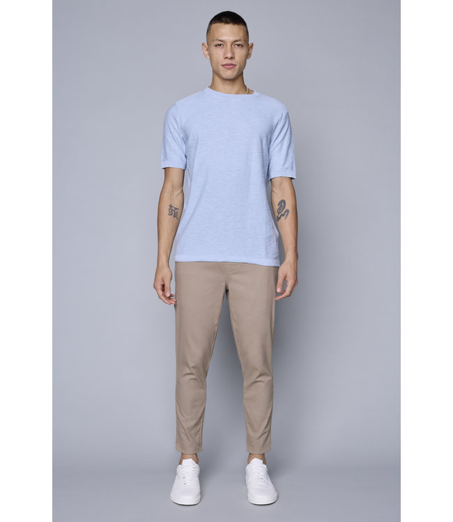 HEDGE MENS KNIT SWEATER LIGHT BLUE