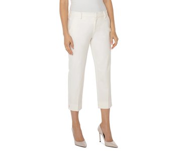 LIVERPOOL KELSEY CROP TROUSER WITH SIDE SLIT 26
