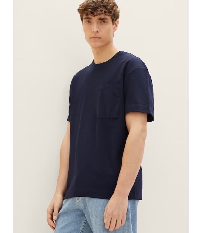 TOM TAILOR  T-shirt with texture details