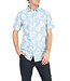 SILVER JEANS Silver Jeans Mens Short Sleeve Button Up Shirt Floral Design