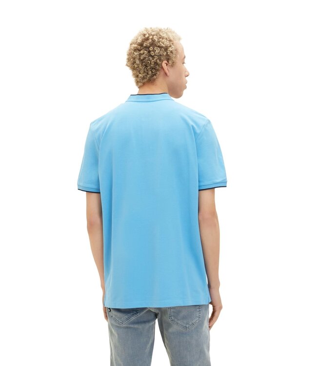 TOM TAILOR Polo Top Sky Blue