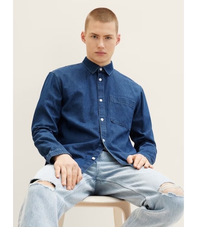 TOM TAILOR Relaxed Denim Shirt
