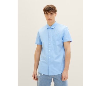 TOM TAILOR Short-sleeved shirt with a chest pocket