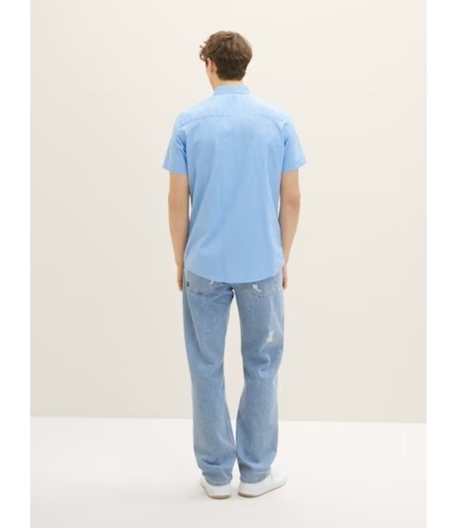 TOM TAILOR Short-sleeved shirt with a chest pocket