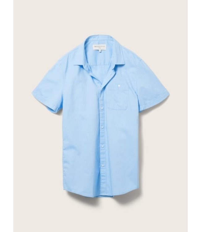 TOM TAILOR Short-sleeved shirt with a chest pocket