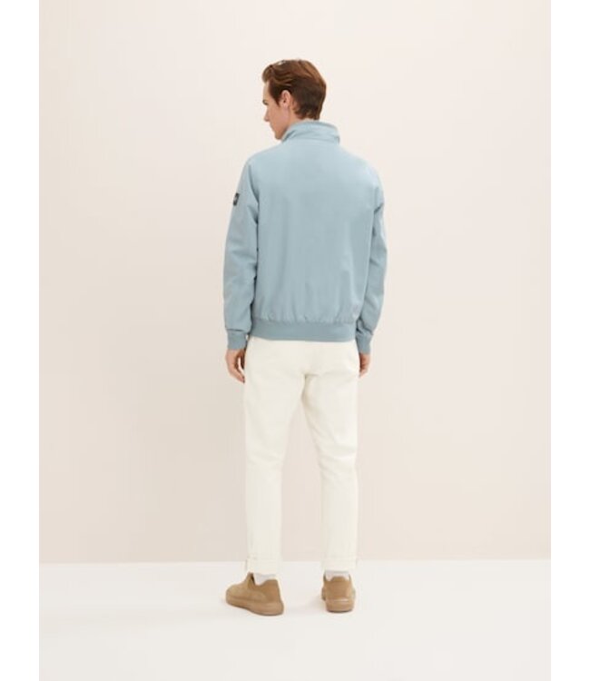 TOM TAILOR Jacket with a stand-up collar grey mint