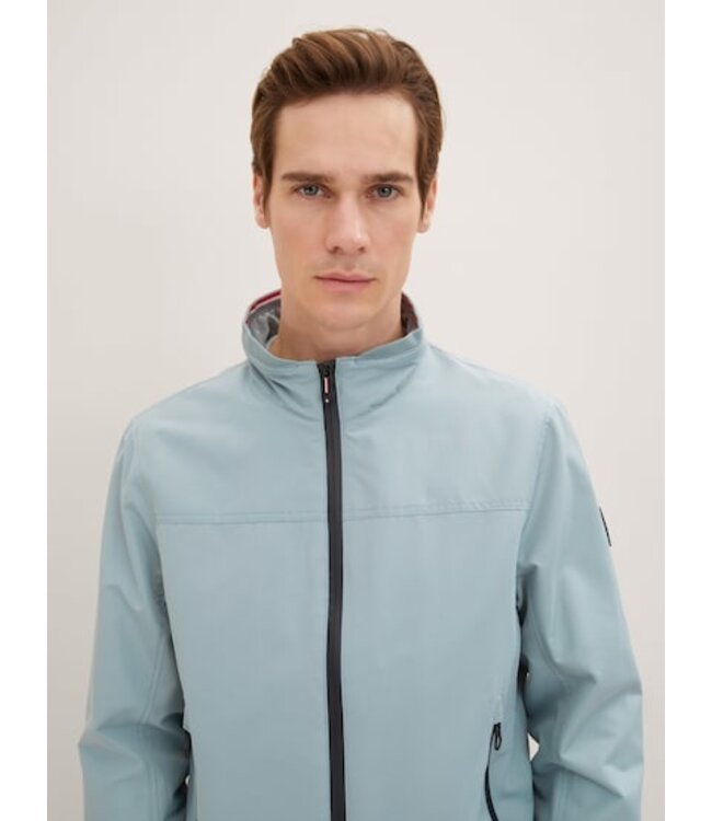 TOM TAILOR Jacket with a stand-up collar grey mint