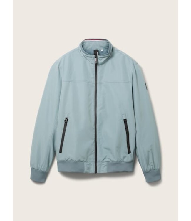 TOM TAILOR Jacket with a stand-up collar grey mint