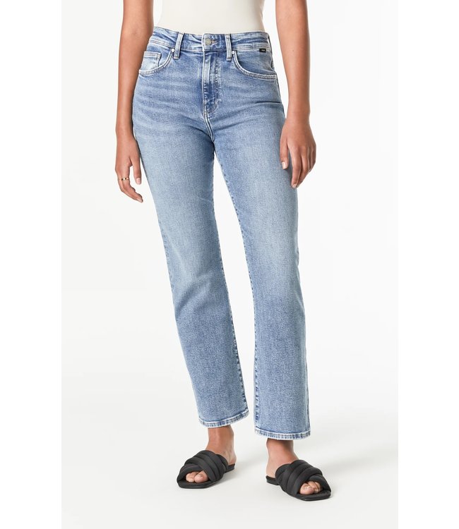 Barcelona Wide Leg Jeans High Rise | Light Brushed Recycle Blue