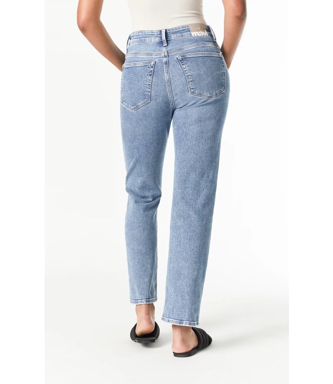 Barcelona Wide Leg Jeans High Rise | Light Brushed Recycle Blue