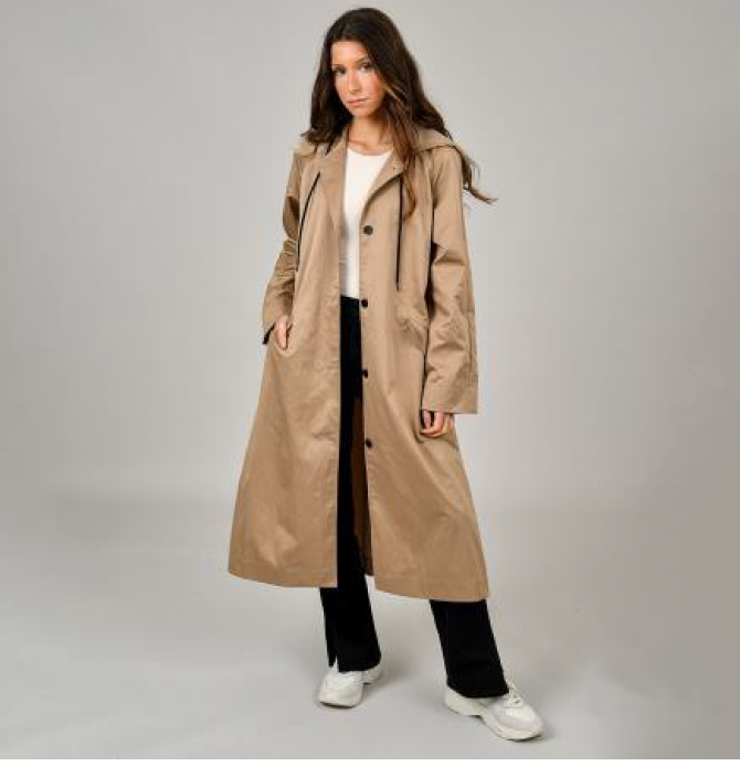 ジャケット・アウター stein double shade trench coat 20SS stein DOUBLE SHADE TRENCH COAT XS