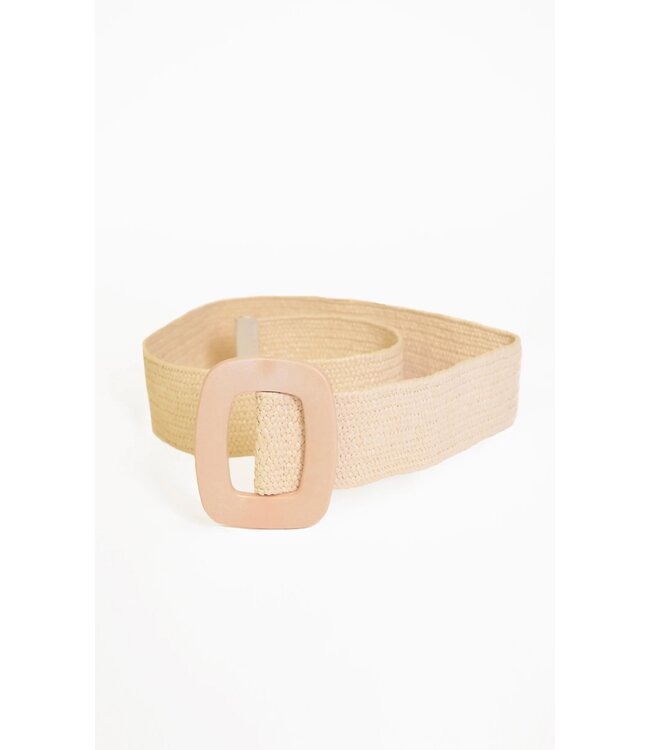 Pink Martini Emeka Stretch Belt Neutral