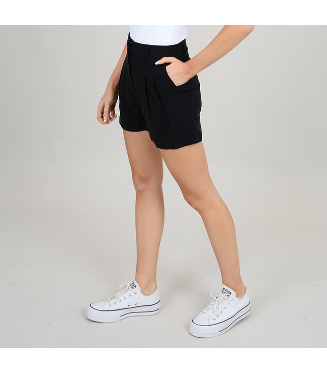 RD Style Brynn Pleated Short Black