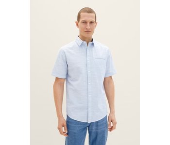 TOM TAILOR Short-sleeved shirt with texture
