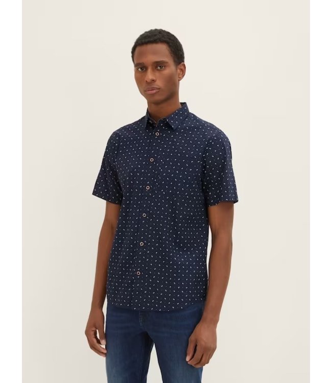 TOM TAILOR Patterned short-sleeved shirt