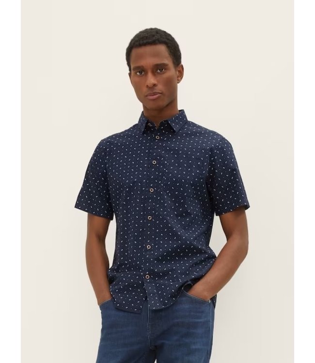 TOM TAILOR Patterned short-sleeved shirt