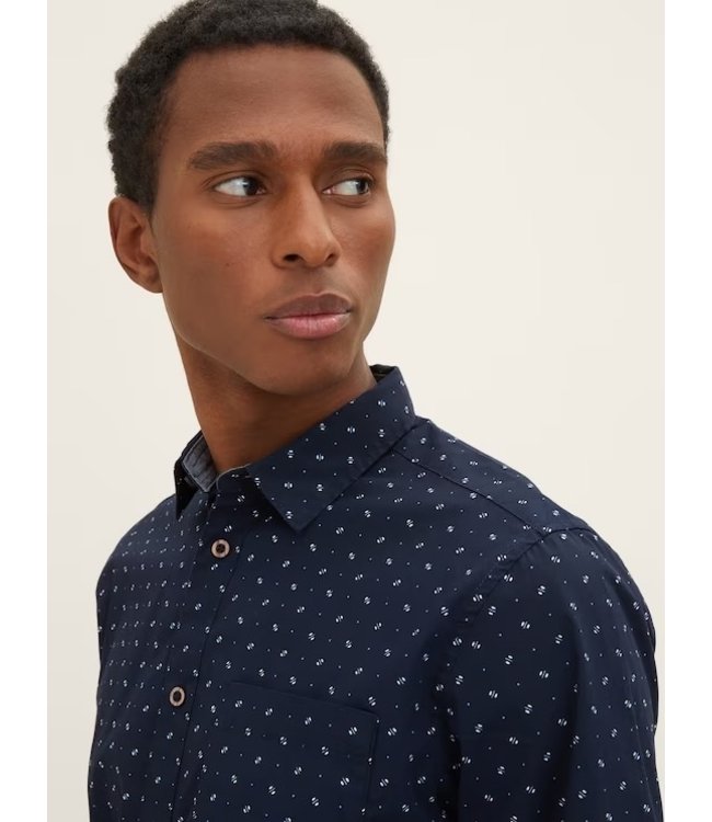 TOM TAILOR Patterned short-sleeved shirt