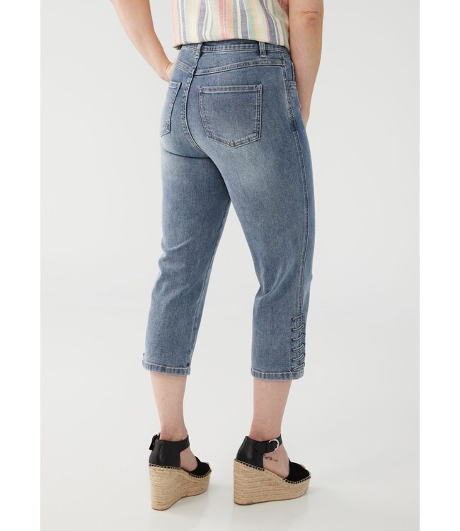 FDJ Suzanne Capri with braid detail